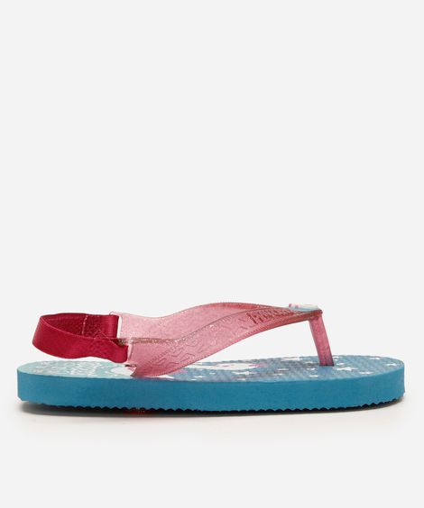 chinelo infantil cisne pimpolho azul