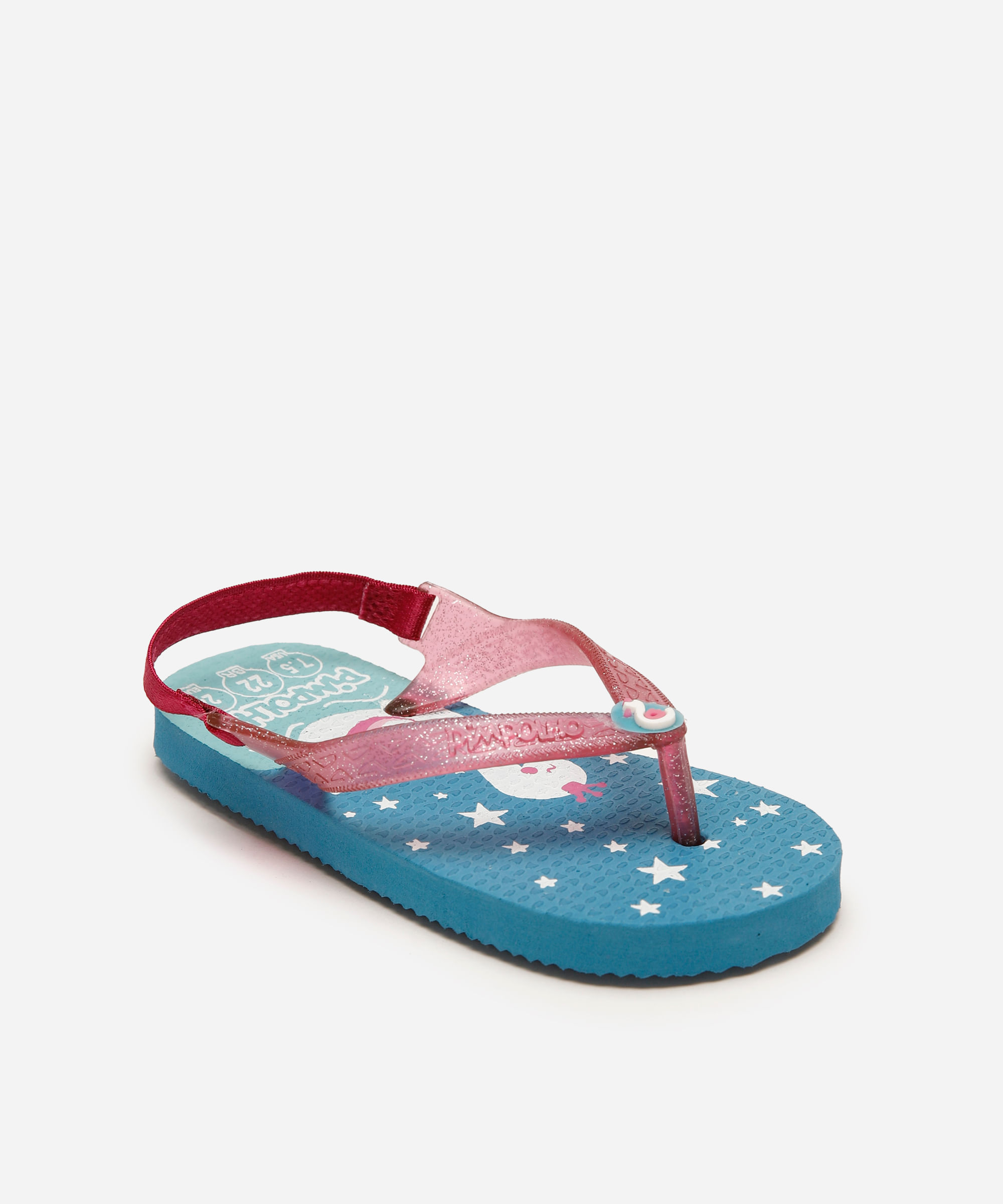 chinelo infantil cisne pimpolho azul