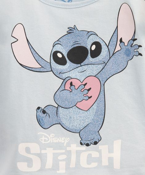 conjunto infantil curto stitch colorido