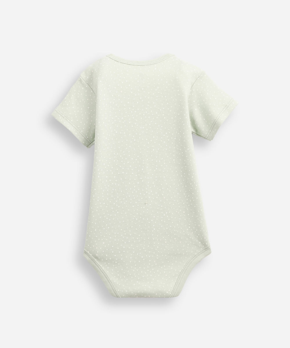 body baby arco-íris verde