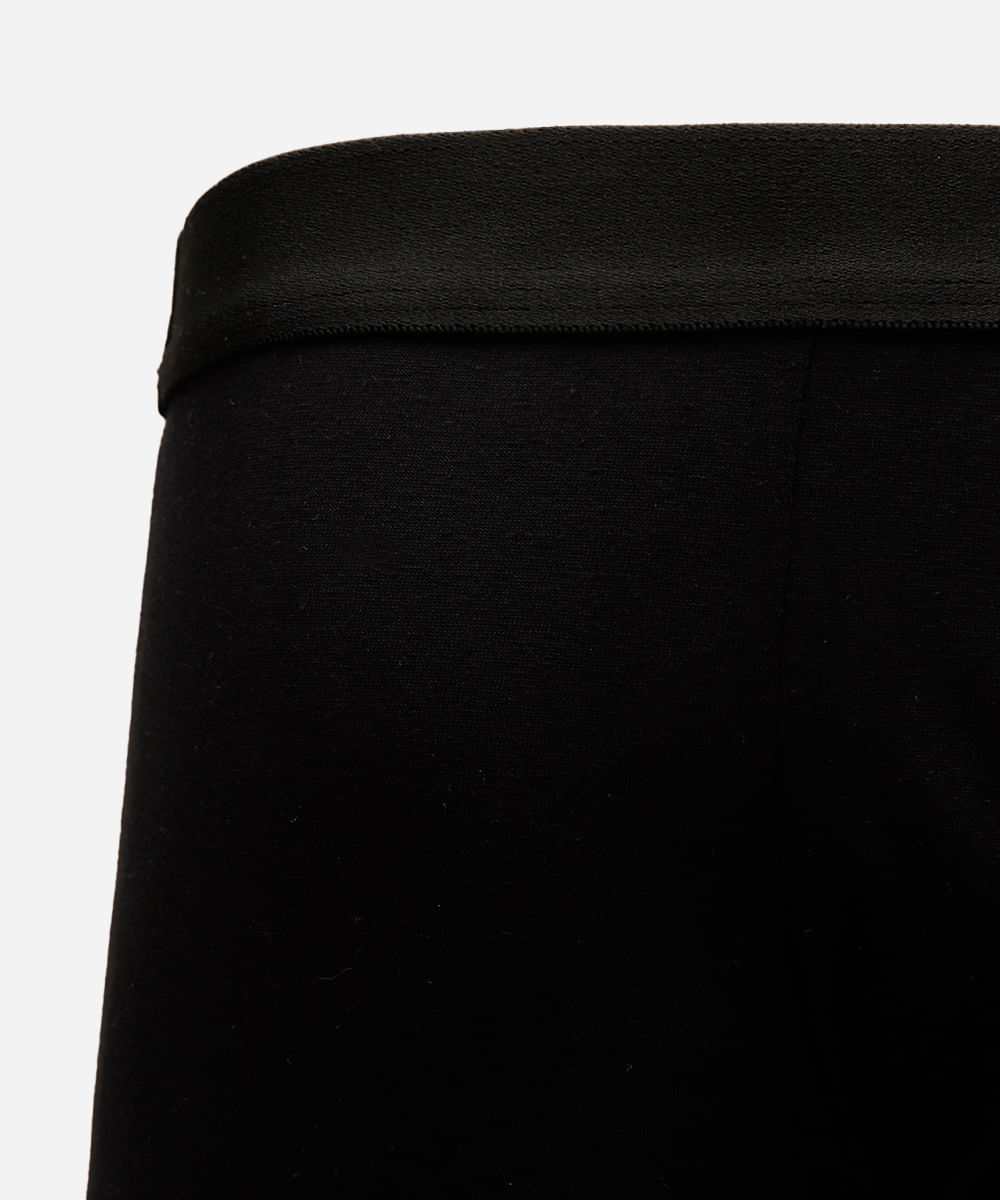 cueca boxer masculina de algodão mash preta