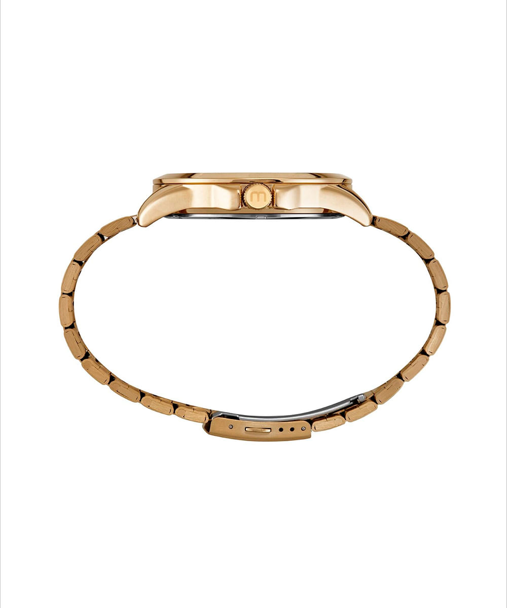 kit relógio masculino analógico mondaine 32605gpmvde1ke dourado