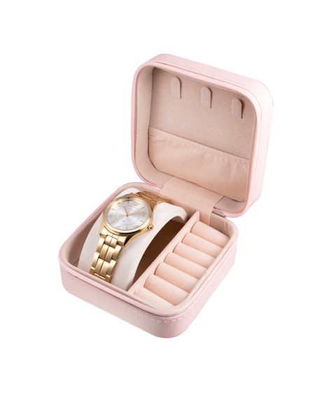 kit relógio feminino analógico lince lrgm040l34 s2kx pj dourado