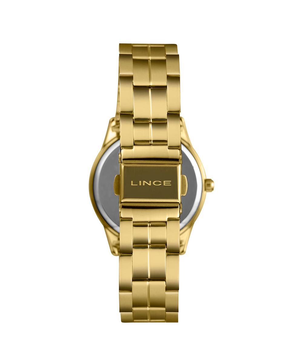 kit relógio feminino analógico lince lrgm040l34 s2kx pj dourado