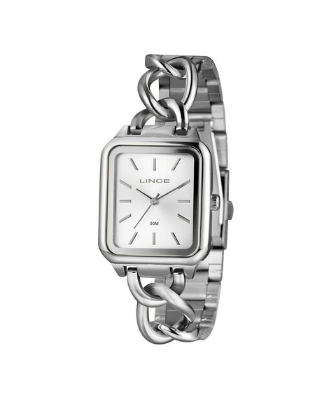 relógio feminino analógico lince lqm4825l30 s1sx prateado
