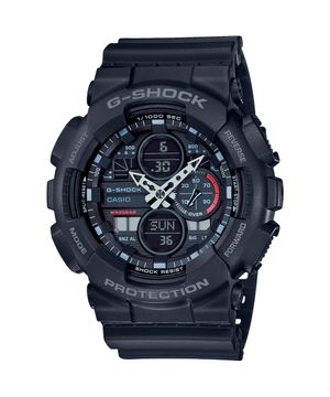 relógio masculino analógico digital casio ga 140 1a1dr preto