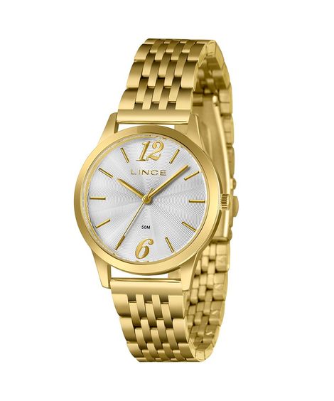 kit relógio feminino analógico lince lrgm035l36 s2kx pj dourado