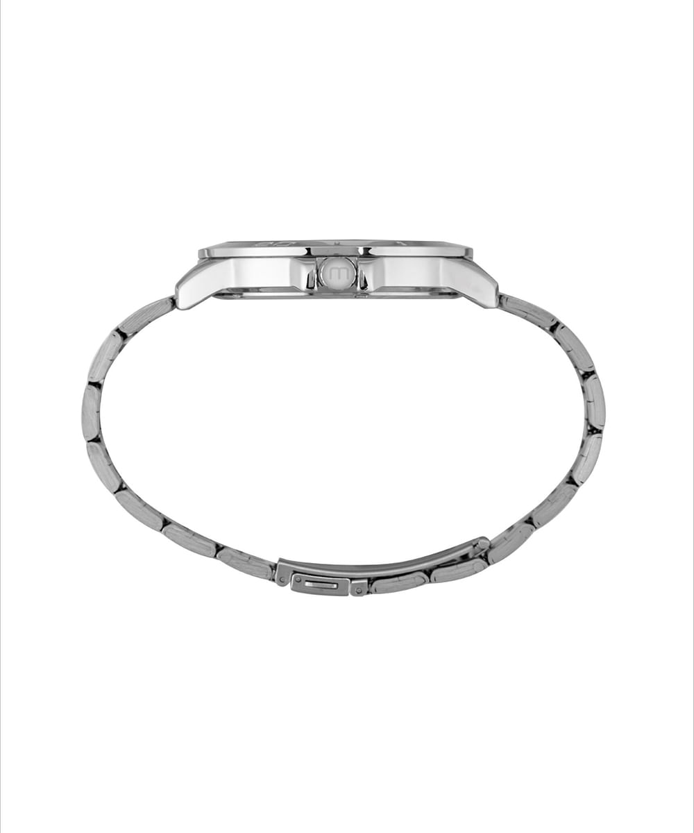 kit relógio masculino analógico mondaine 99700g0mvne1kc prateado