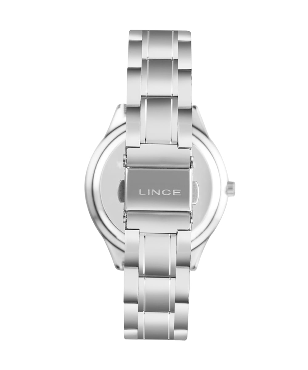 kit relógio feminino analógico lince lrmm029l38 s2sx pj prateado