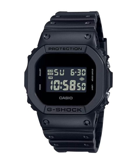 relógio masculino digital casio dw 5600ubb 1dr preto