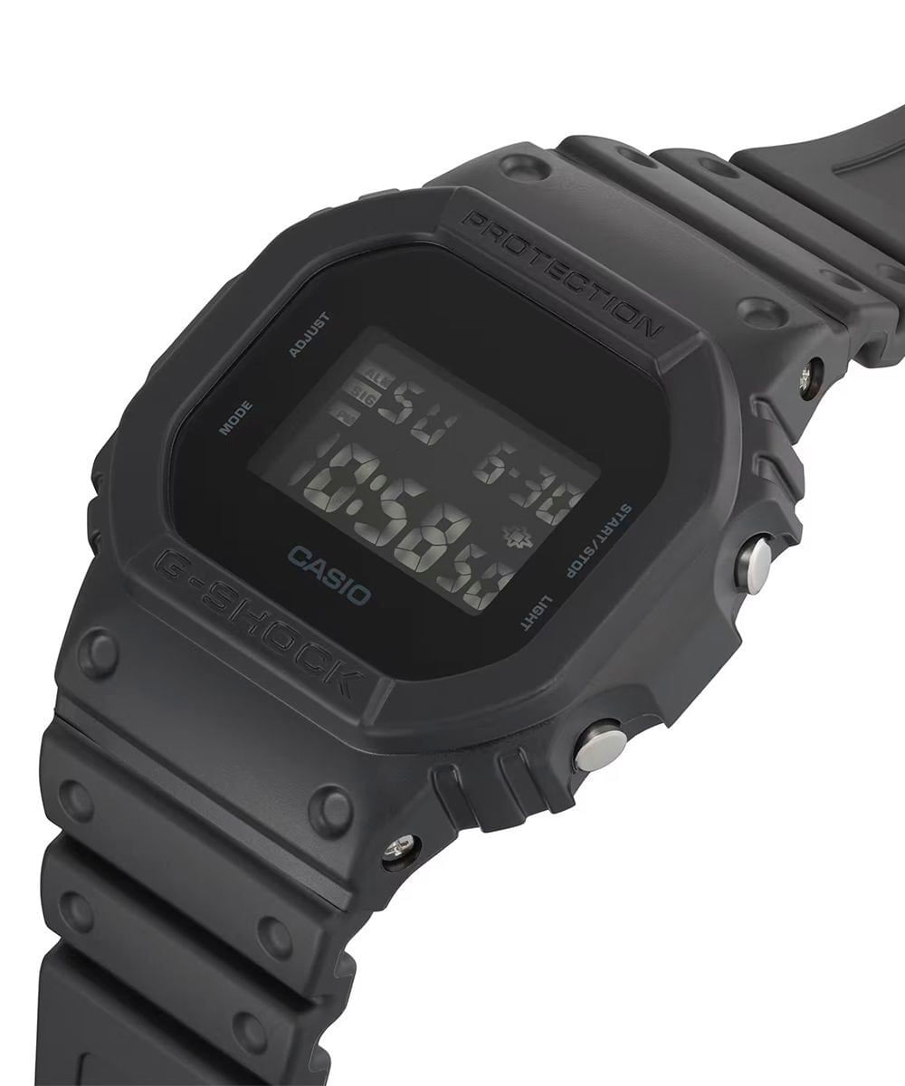 relógio masculino digital casio dw 5600ubb 1dr preto