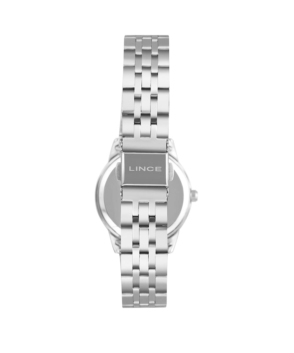 kit relógio feminino analógico lince lrmm027l32 b2sx pj prateado