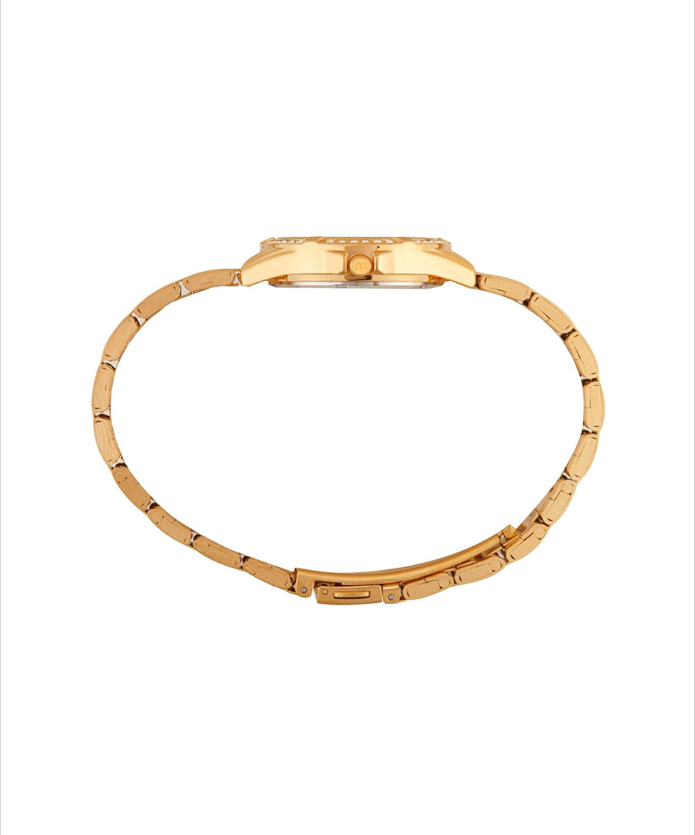 kit relógio feminino analógico mondaine 32772lpmvde1kc dourado