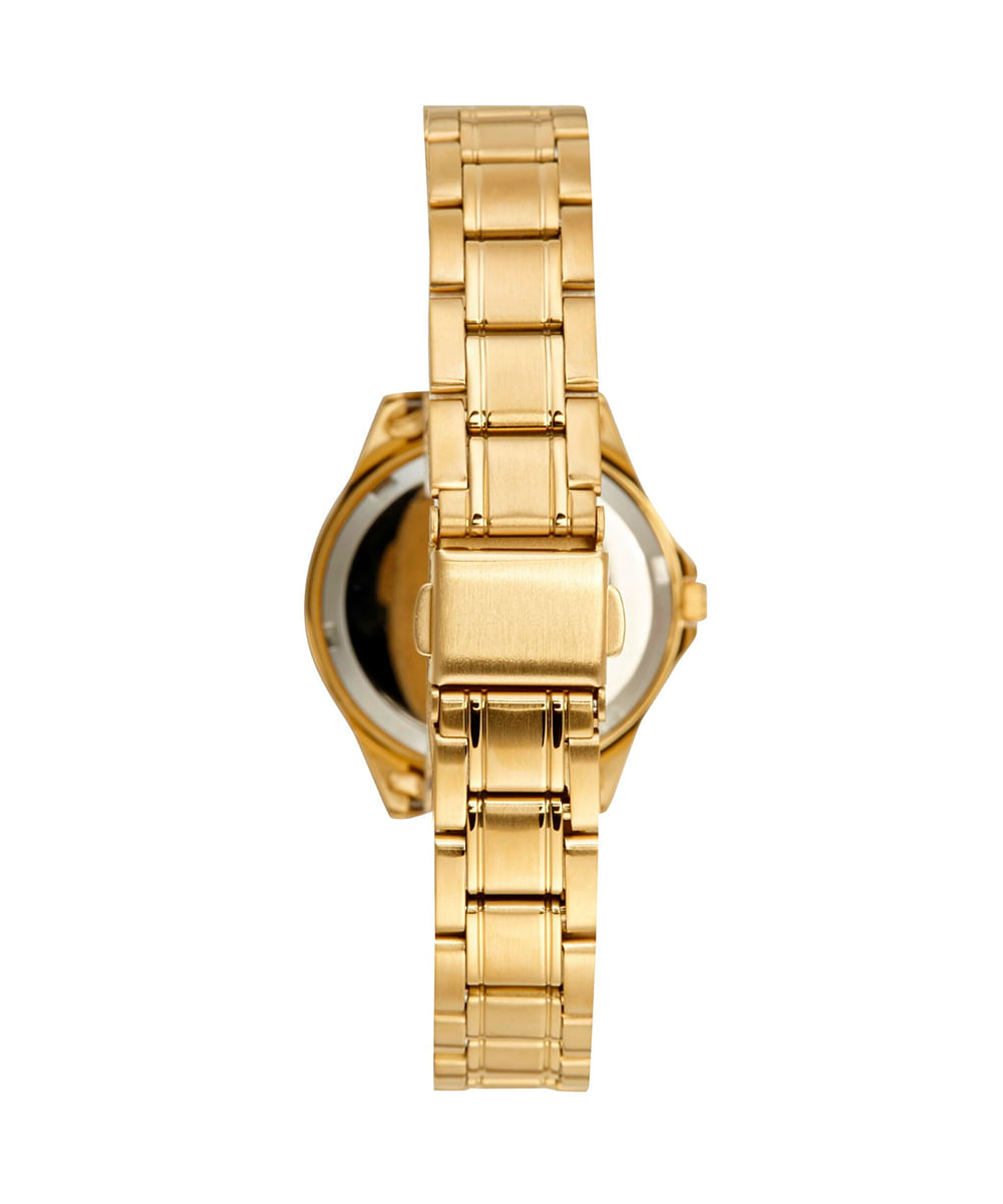 kit relógio feminino analógico mondaine 32772lpmvde1kc dourado