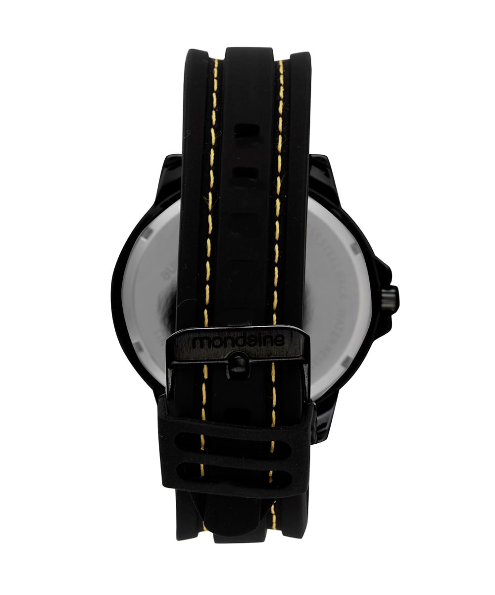 kit relógio masculino analógico mondaine 99698gpmvpi2kc preto