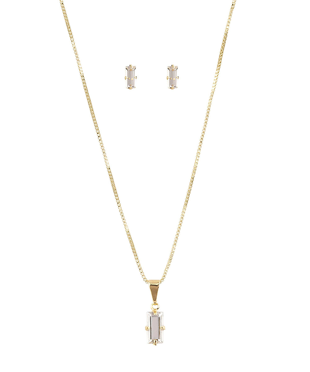 kit relógio feminino condor co2035nask4d analógico dourado