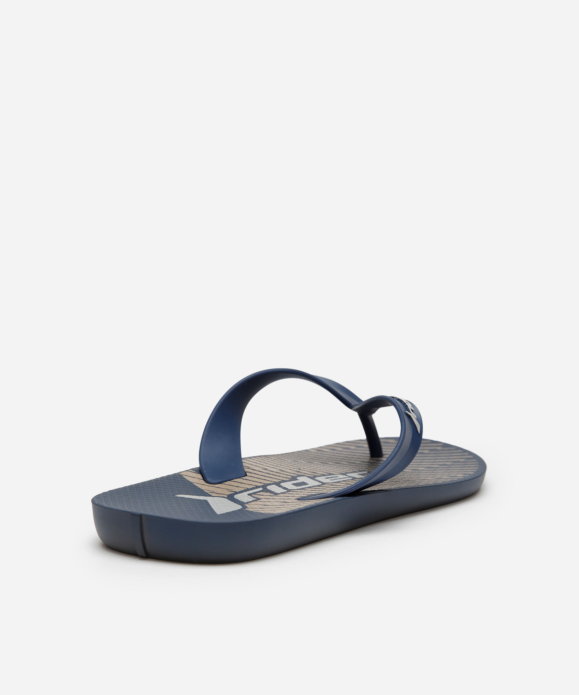 chinelo masculino com listras rider azul