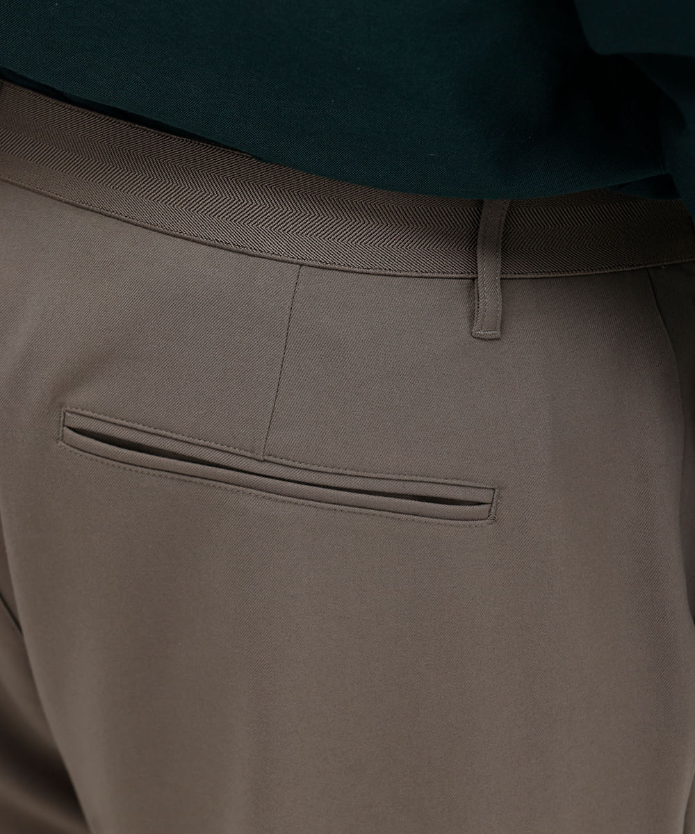 calça social masculina cintura média plus size bege