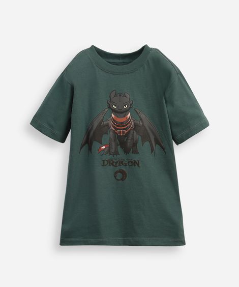camiseta infantil como treinar seu dragão banguela verde