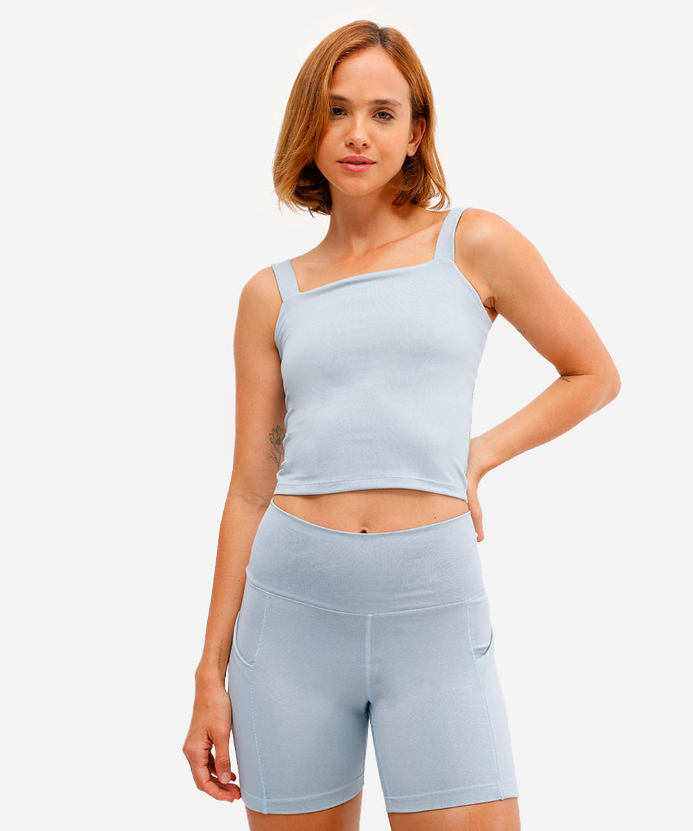 top alongado feminino esportivo ace azul