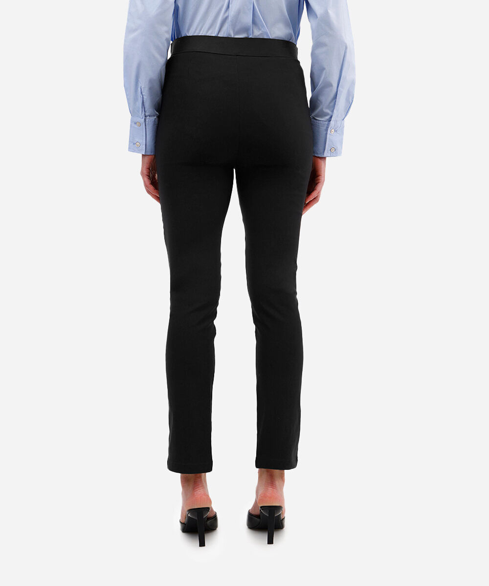 calça skinny feminina cós elástico preta