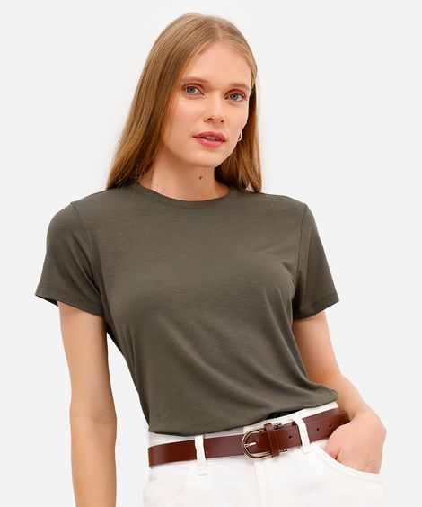 camiseta feminina manga curta airtech verde