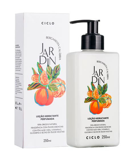loção hidratante jardin bergamota calabria 250ml