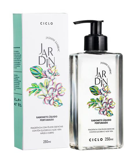 sabonete líquido jardin jasmim sambac 250ml