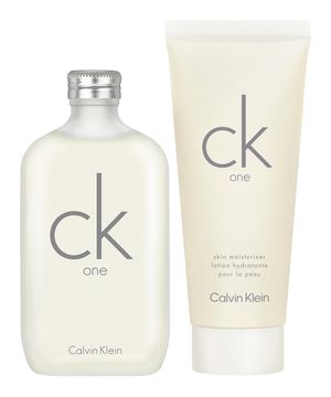 kit masculino calvin klein coffret ck one edt 200ml e body lotion 200ml