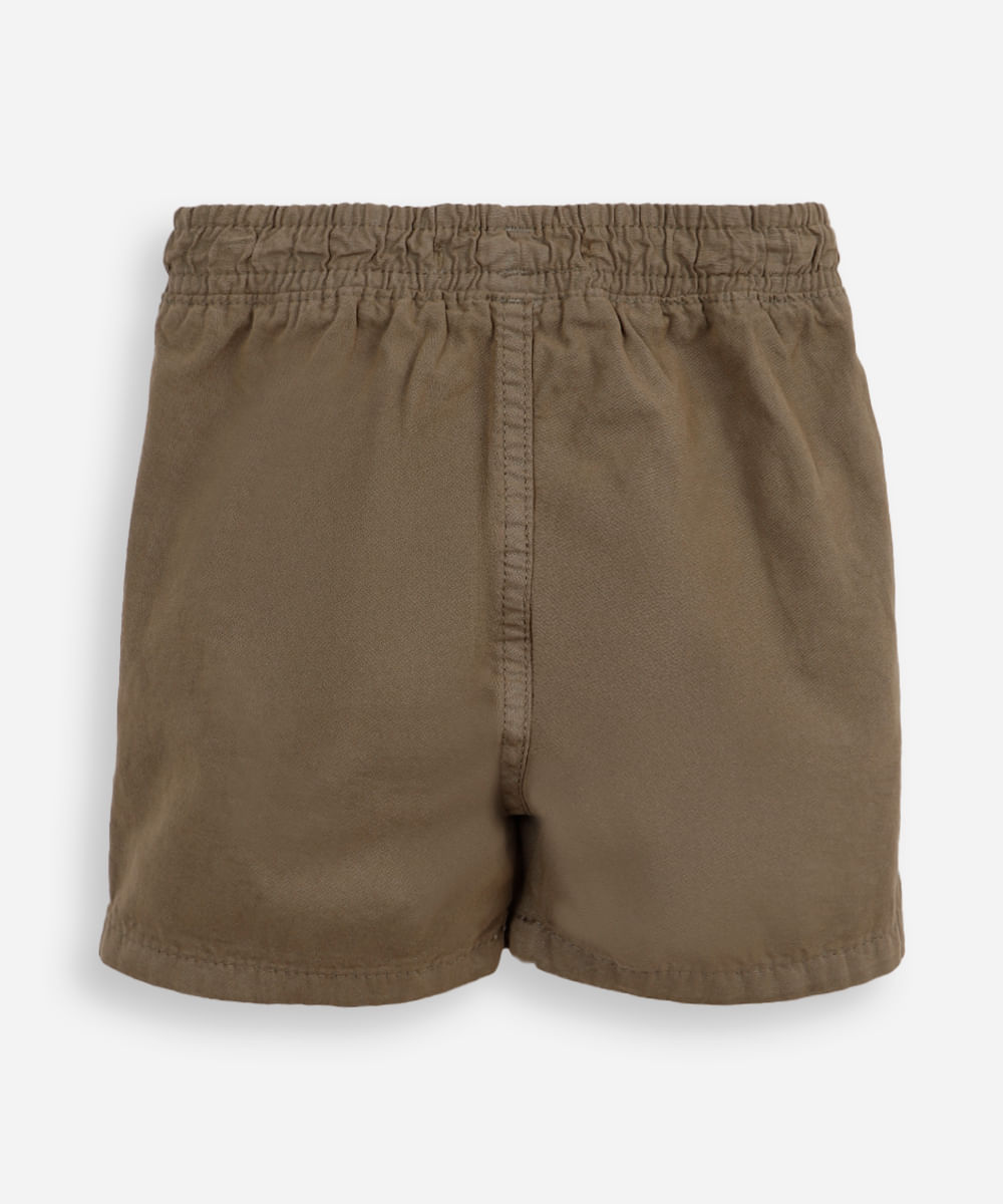 bermuda infantil sarja yohan verde
