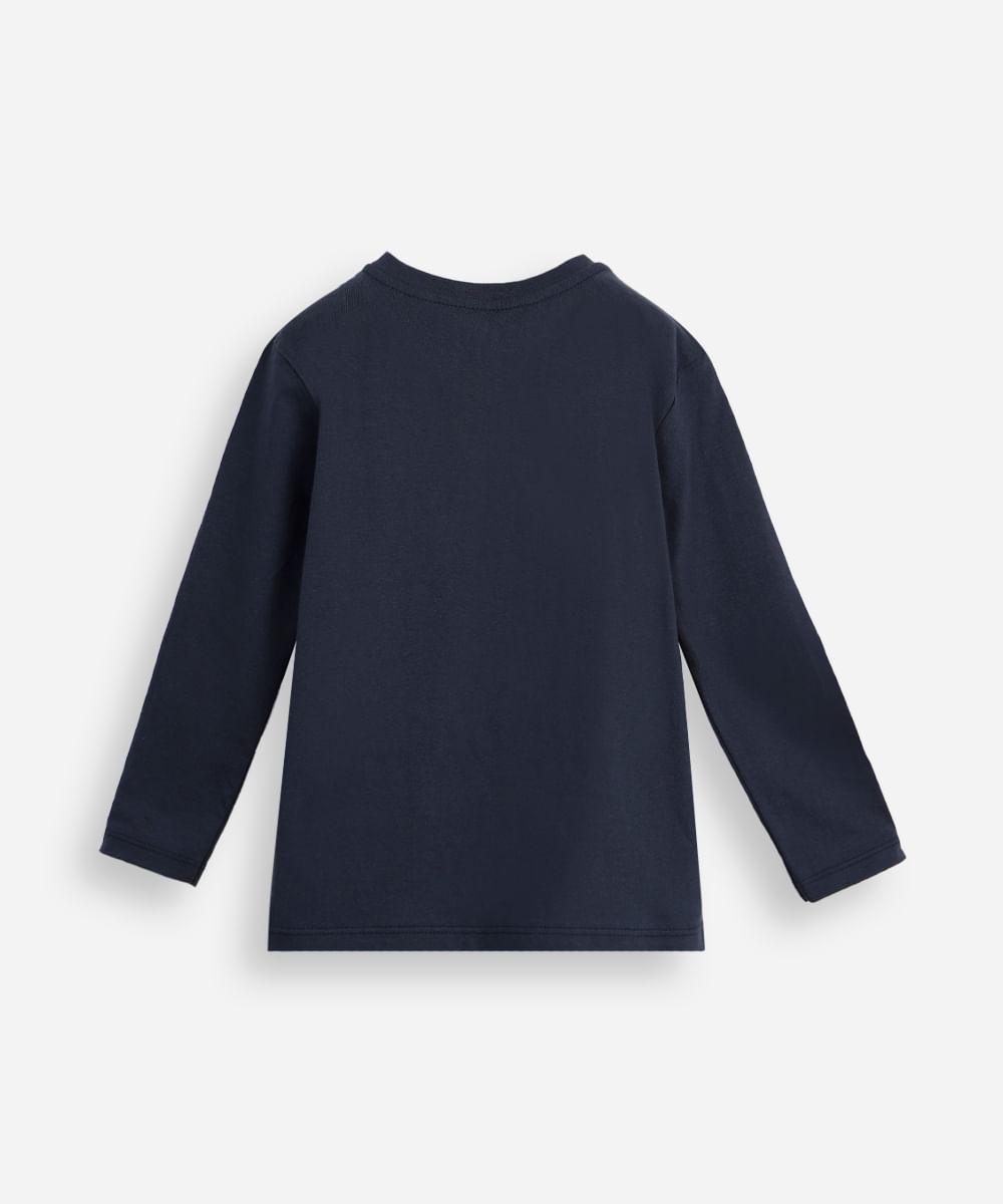 camiseta infantil de algodão capitão américa azul