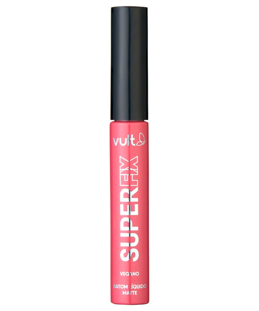 batom líquido vult super fix rosa queimado 5ml