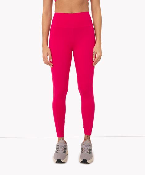 calça legging esportiva com bolso rosa