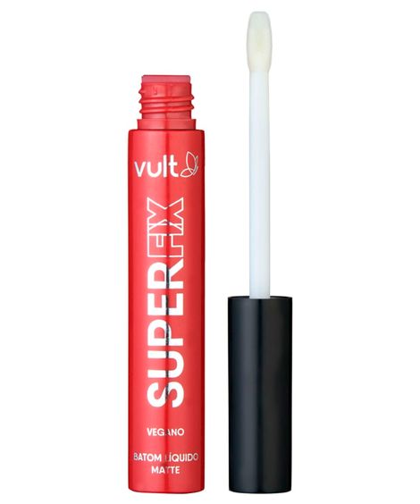 batom líquido vult super fix vermelho profundo 5ml