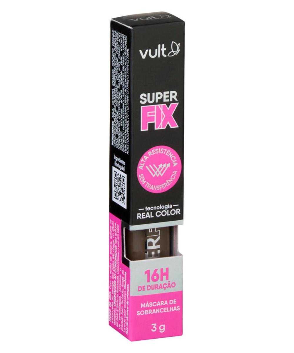 máscara de sobrancelhas vult super fix cor 01 3g