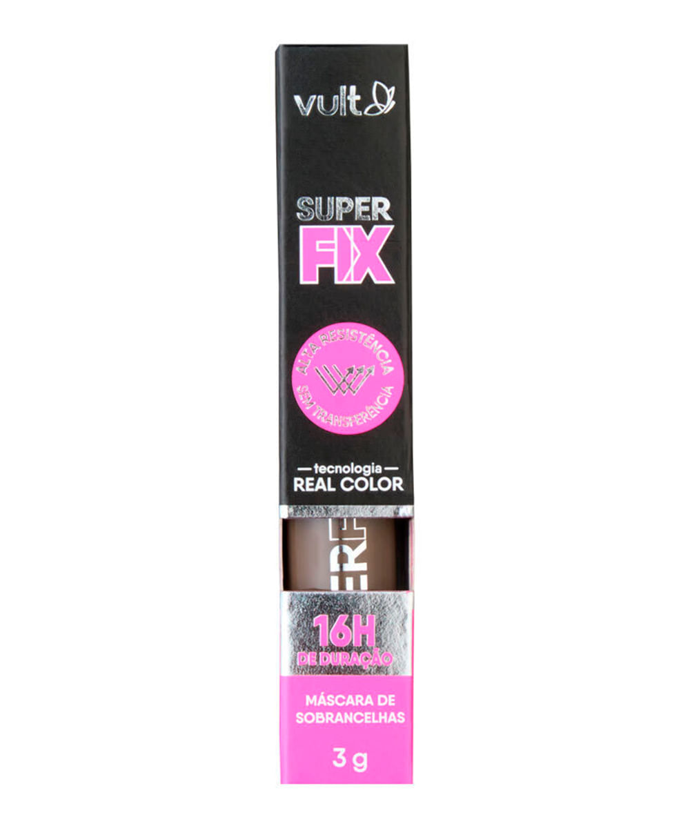 máscara de sobrancelhas vult super fix cor 01 3g