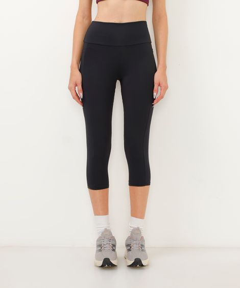 calça legging com bolso esportiva preta