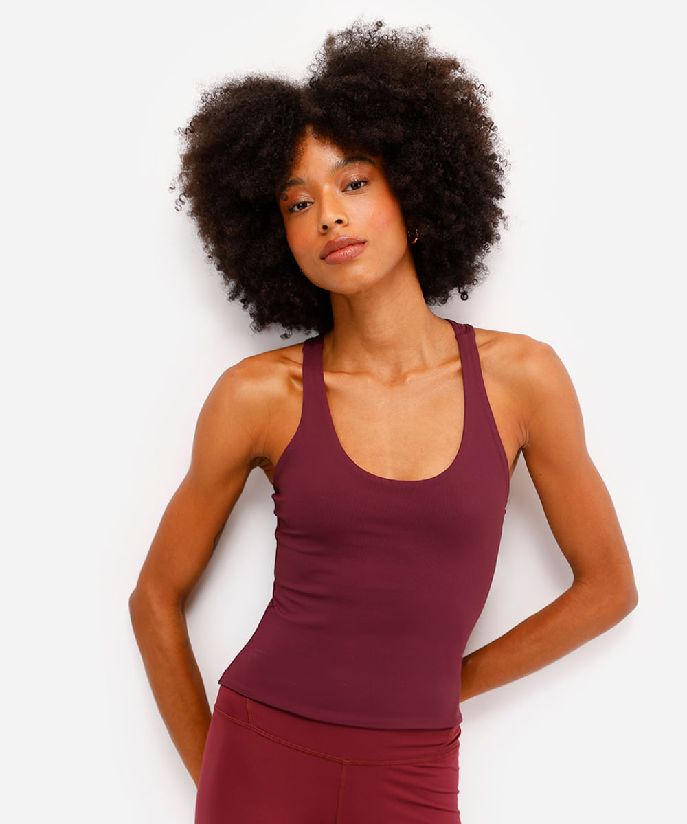 regata nadador de poliamida esportiva ace roxa