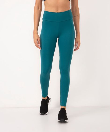 calça legging feminina esportiva azul