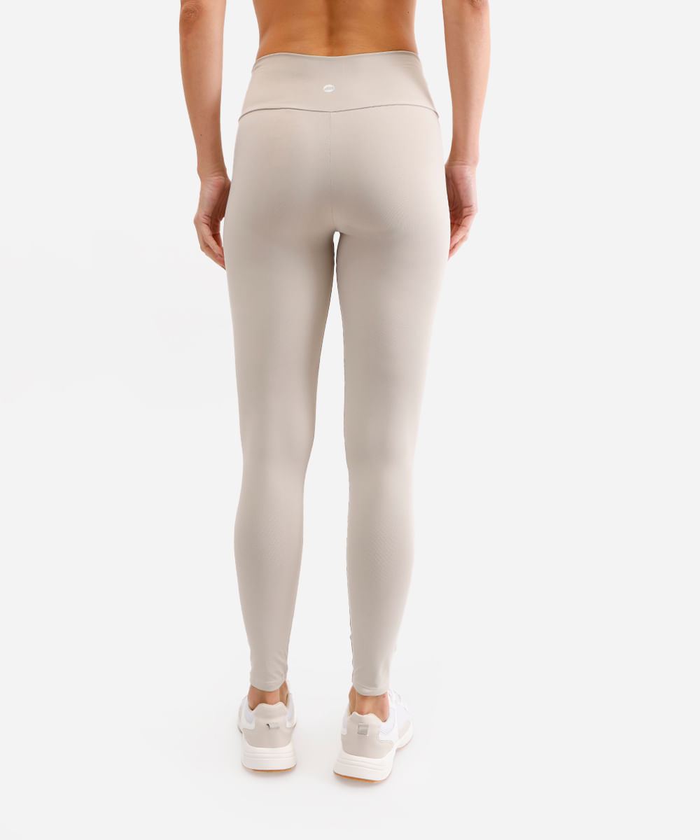 calça legging feminina esportiva bege