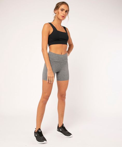 bermuda esportiva cinza