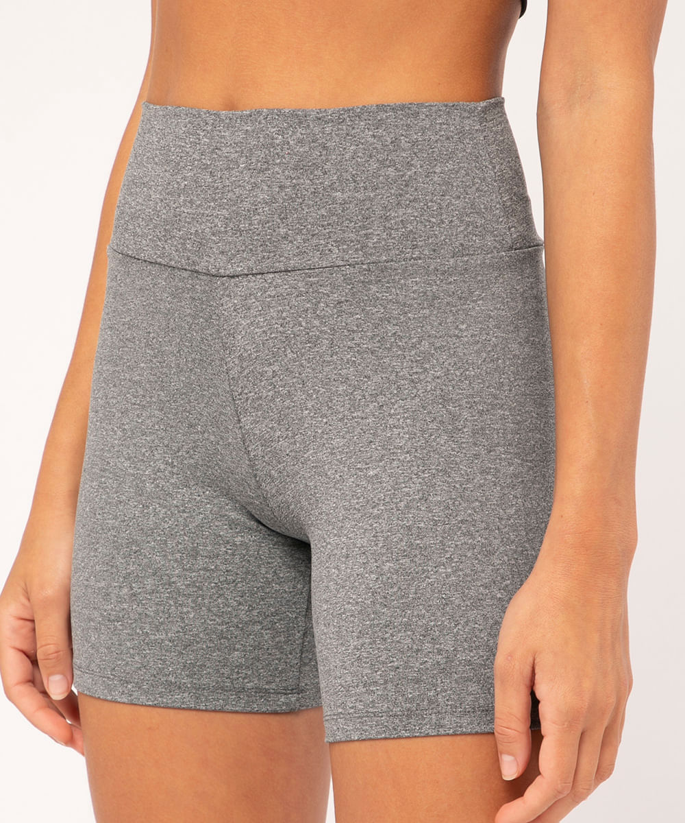 bermuda esportiva cinza