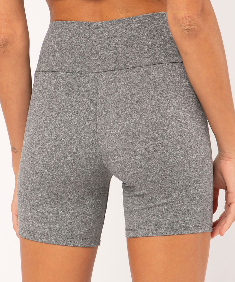 bermuda esportiva cinza
