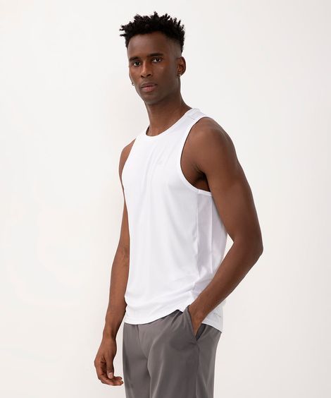 regata esportiva masculina com reflexivo branco