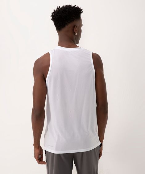 regata esportiva masculina com reflexivo branco
