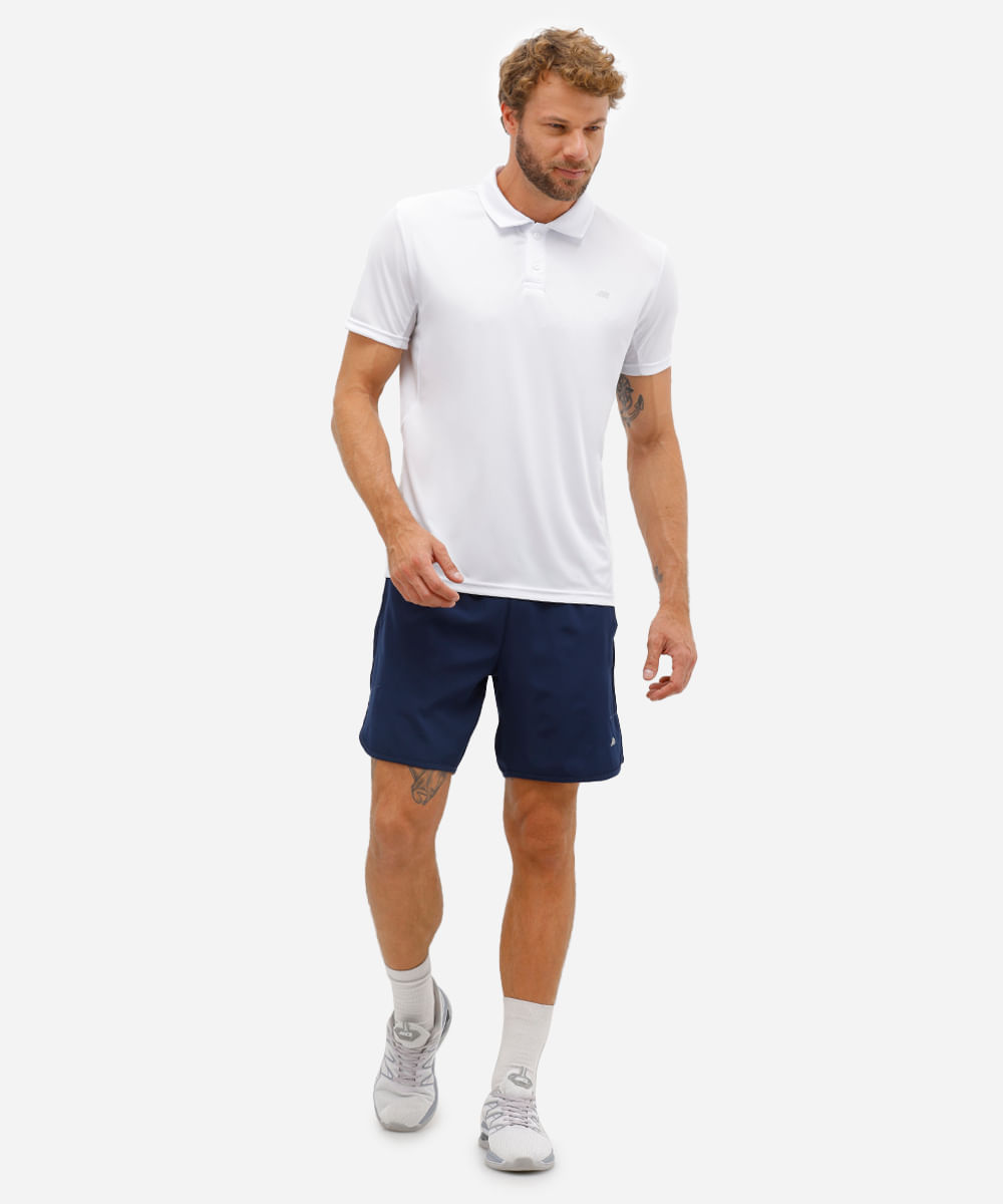 short masculino esportivo azul