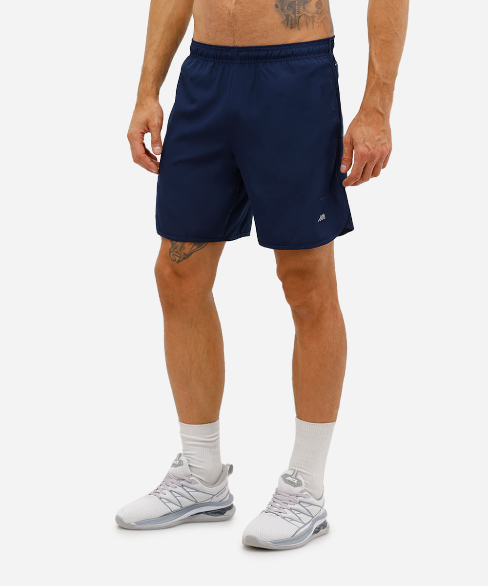 short masculino esportivo azul