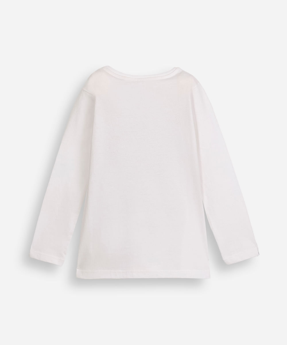 camiseta infantil de algodão jessie toy story off white