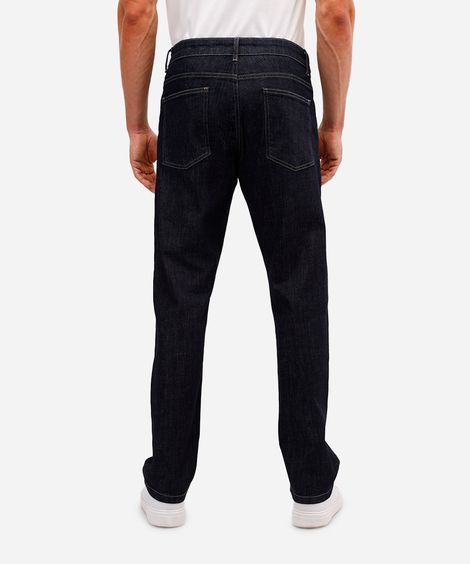 calça slim masculina jeans azul