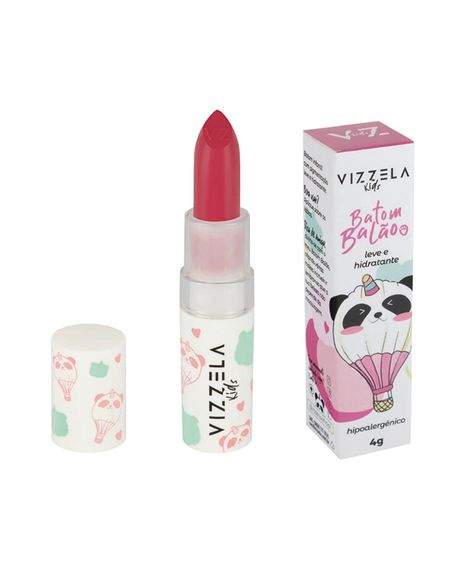 batom vizzela infantil balão fantástico 4g
